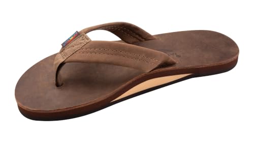 Image of Men's Luxury Leather Single Layer Arch Sandals | Casual Sandals
