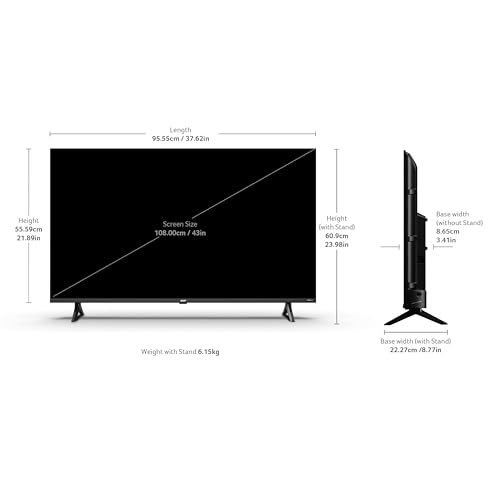 Image of acer 108 cm (43 inches) Ultra I Series FHD Smart LED Google TV AR43FDJGU2841BD (Black) 2025 Model