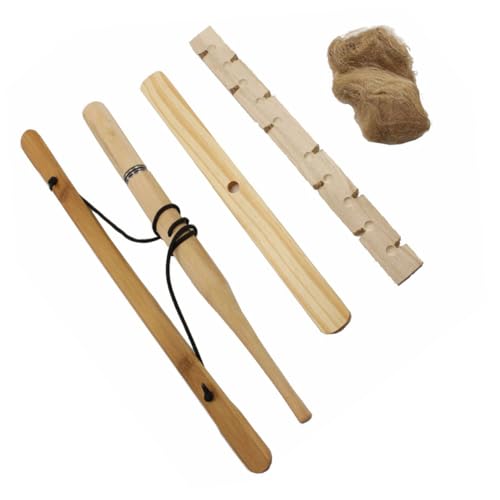 BIUDECO 1Set Portable Fire Drill Kit Outdoor Fire Tool for Camping Simple Operation Reliable Fire Starter Versatile Drill Fire Starter for Survival Suitable for Single Double