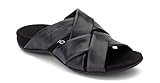 Vionic Women's Rest Juno Slide Sandal - Walking Sandals with Concealed Orthotic Arch Support Black...