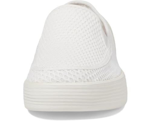 Image of HEYDUDE Women's Sunapee Slip on Sneakers, Mesh Stripe White, 10