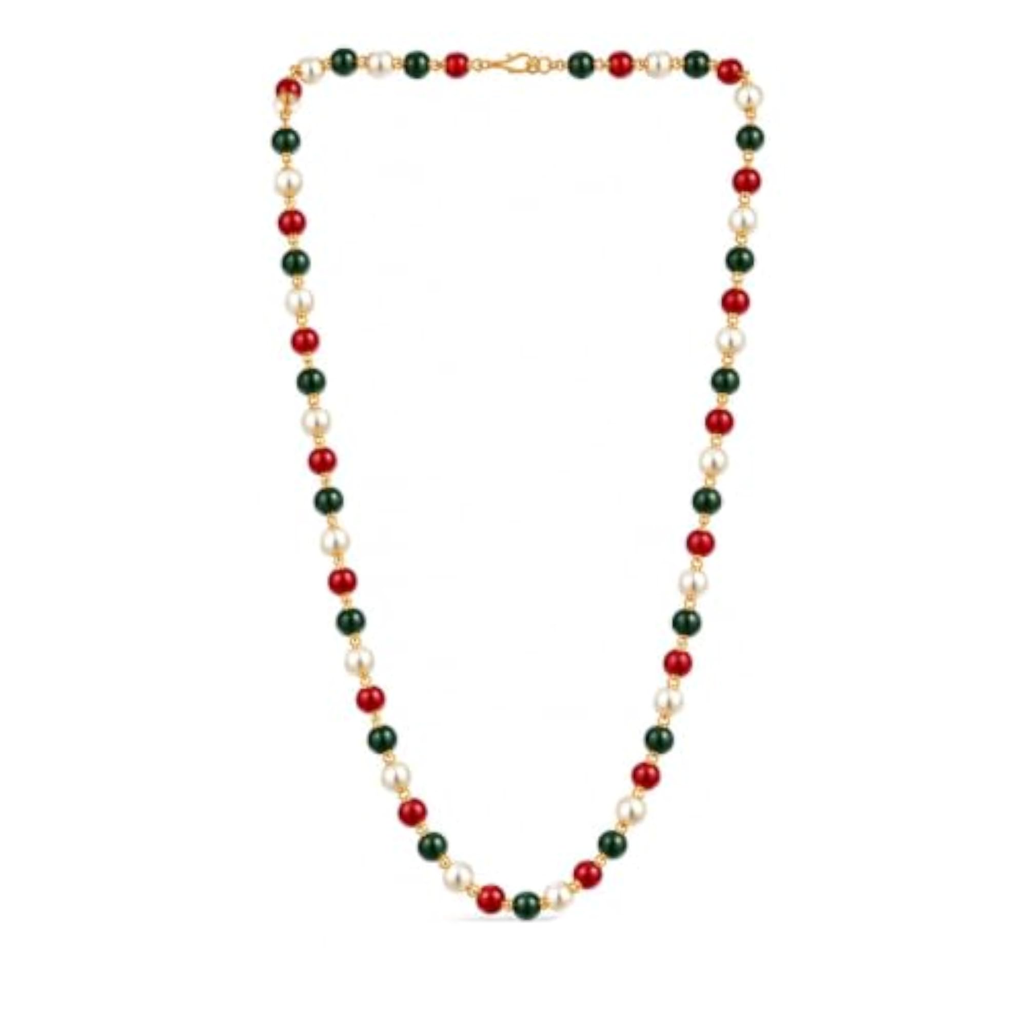 Pearl Necklace and Earrings Set - Elegant Design