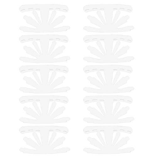 Saccgt 10Pcs Hat Inserts for Baseball Maintain Shape and Appearance Reusable Hat Liner Inner Liner for Baseball Caps Plastic, About.29x15cm/1.42x5.9'', As Picture Shows