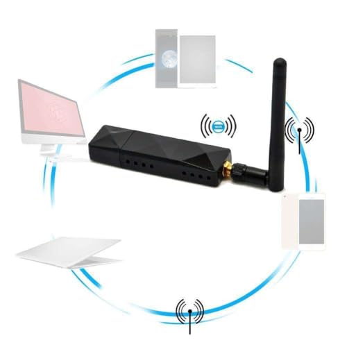 Image of USB Wireless WiFi Adapter 802.11n 150Mbps with 3dBi External Antenna, for Kali Linux, Ubuntu, Windows, Atheros AR9271