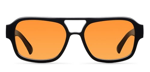 Image of Meller by Lenskart | SHIPO | Full Rim Sunglasses | Large Square Frame | Polarised and UV Protection | Contemporary Styles for Men & Women | Designed in Barcelona