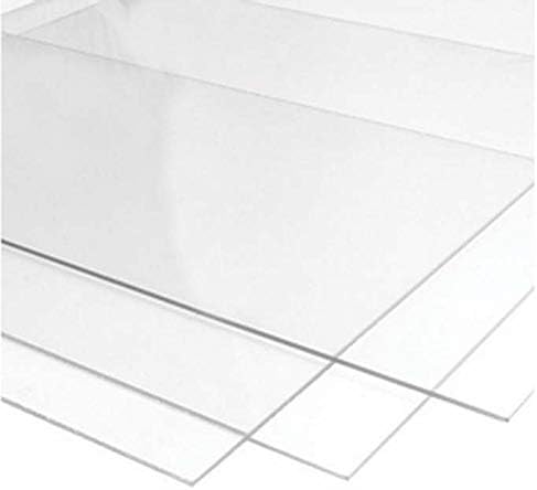 Handicrafts HomeBroken Glass Replacement Sheets for Picture Photo Frames - 2.0 mm Thick Ultra-Transparent - Works for Perspex Acrylic Sheets DIY Project (2, 8x10 inches)