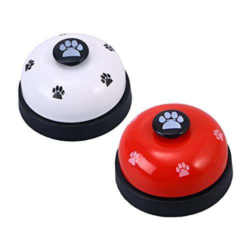 SUPVOX Customer Bell Pet Training Bells Paws Prints Noise Easy to Carry for Pet Games