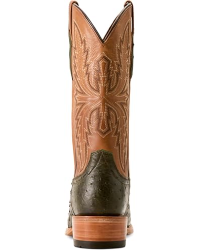ARIAT Men's Futurity Relentless Exotic Ostrich Western Boot Square Toe - 10053827 12 D(M) US3