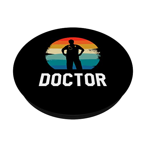 Retro Vintage Classic Doctor Medical PopSockets Swappable PopGrip - Image 2