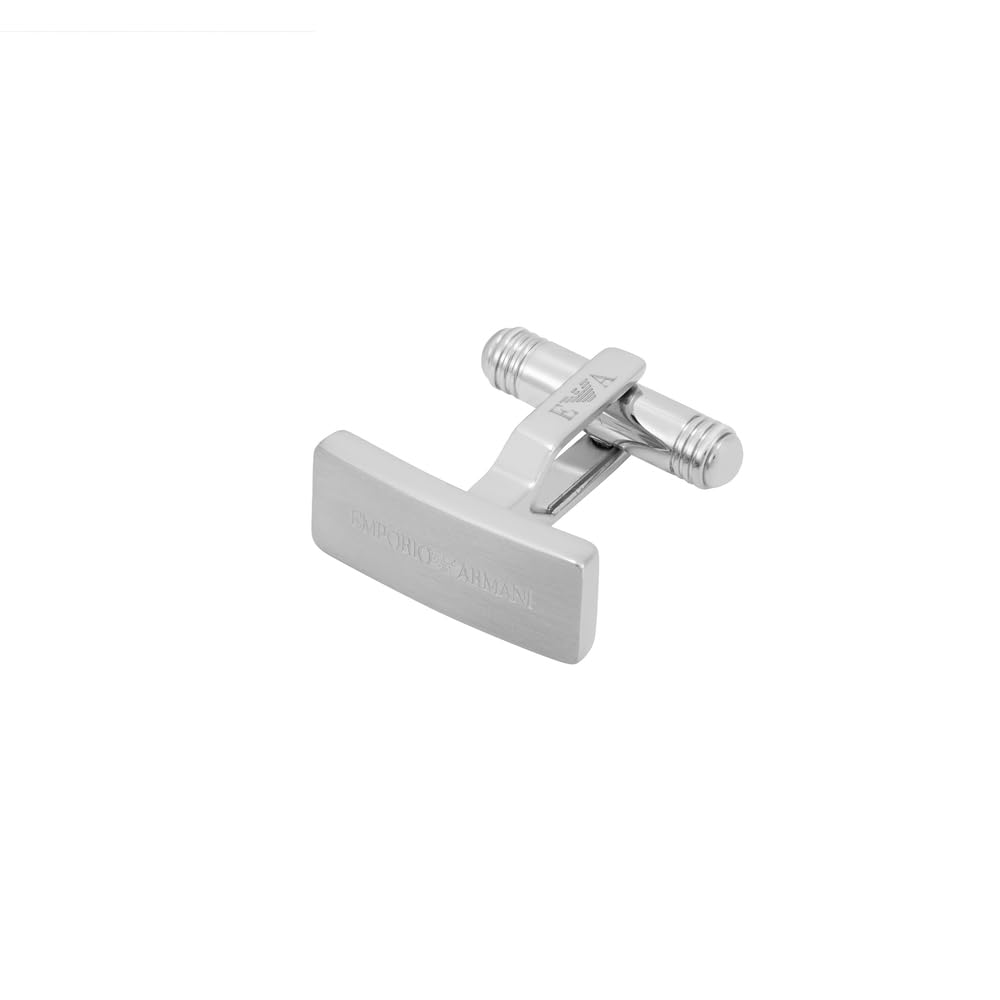 Emporio Armani Uomo Gemelli Color Argento in Acciaio Inossidabile, EGS3308040