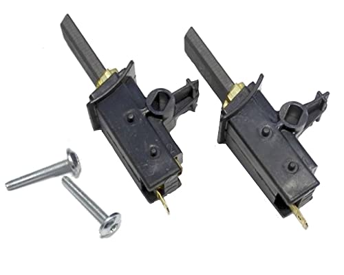 LAZER ELECTRICS Motor Carbon Brushes for Bush Washing Machines (SELNI Motors only / 2 Pack)