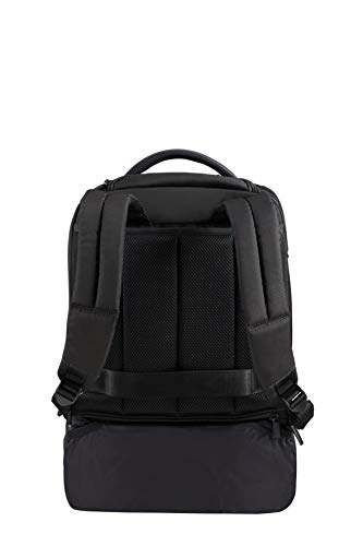 Samsonite Mysight - Sac à dos pour ordinateur portable avec 2 roulettes (48 cm - 25.5 L), Noir (Black)