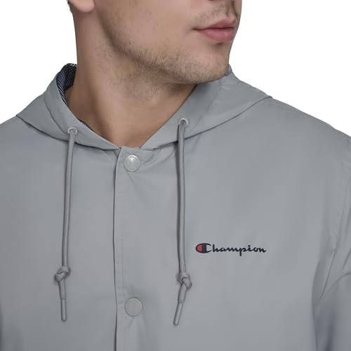 Image of Champion Men's Hooded Coaches Rain Jacket