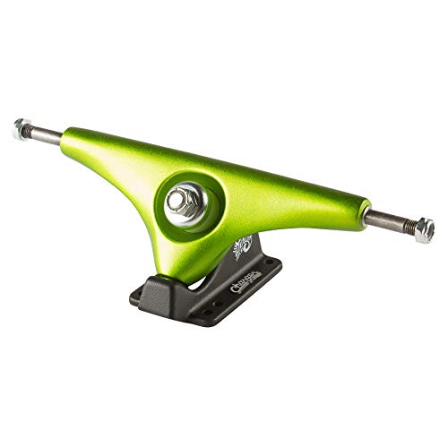 Gullwing Longboard Trucks Charger Reverse Kingpin Lime 9" Axle (Pair) #TOP1