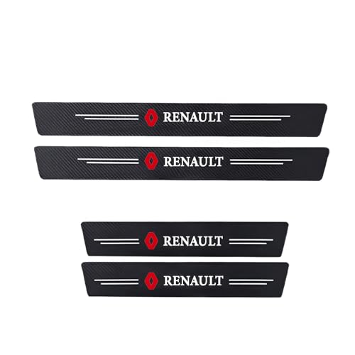 Image of Car Door Carbon Fiber Wrap PPF Film Sill Edge Anti Scratch Guard Protector Stickers for Kwid, Triber, Kiger, Duster, Lodgy, Pulse, Captur, Scala