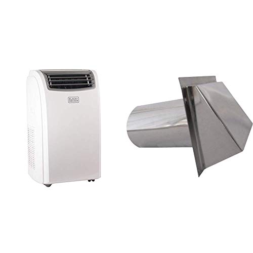 BLACK+DECKER Portable Air Conditioner Unit, Window Vent Kit, 4 Caster