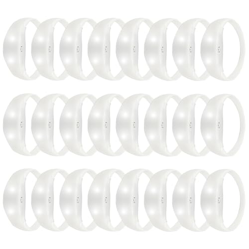 Bracelets LED mariage fluo phosphorescents pour accessoires de fête adulte en lot 100