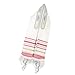 JSGHGDF Breathable Messianic Scarf Tallit Fringe For Ceremonies And Cultural Event Polyester Shawl