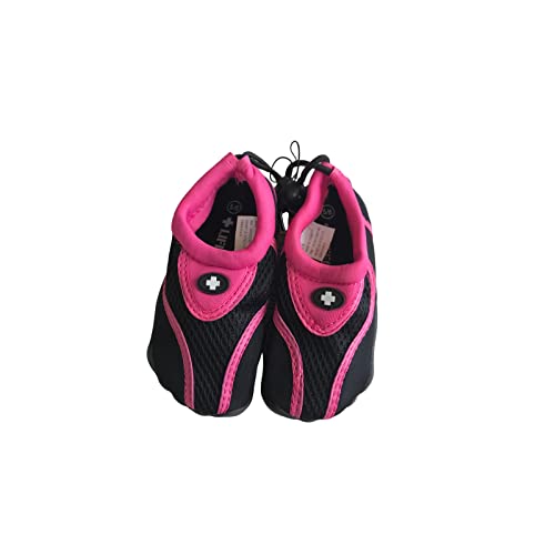 Lifeguard Toddler Water Shoes - Pink/Black (Large, 9/10)