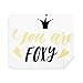 You are Foxy Quote Handwrite Cleaning Cloth Screen Cleaner 2pcs Suede Fabric