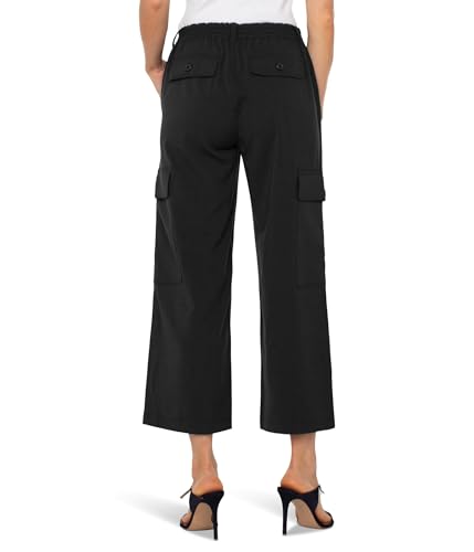 Liverpool Women's Hi-Rise Cargo Crop Straight Pant 26"2