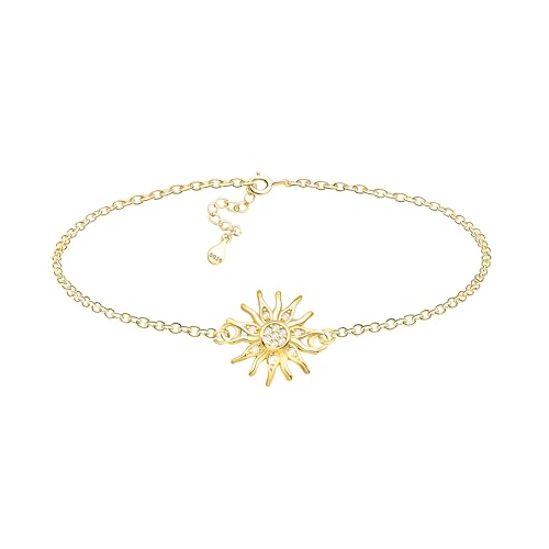 Bracelet Argent 925 Sofia Milani motif soleil et zircon, le cadeau idéal pour femme