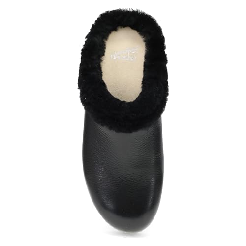 Dansko Magda Seasonal Comfort Mule Clog for Women on Patented Stapled Construction- Cozy Sweater Lining2