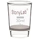 stonylab Labor Glas Gooch Tiegel, Borosilikatglas Niedrige Form Tiegel Gooch Filtertiegel mit Fritte, 30 ml G3 Porosität
