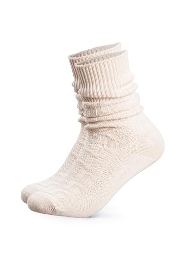 HerzSticht Herren Kurze Trachtensocken 1er Pack (Modell: Enzian) Trachtenstrümpfe Beige 47-50