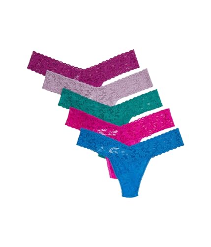 Image of hanky panky - Signature Lace Low Rise Thongs for Women | Lacy Lingerie Underwear | 3 or 5 pack