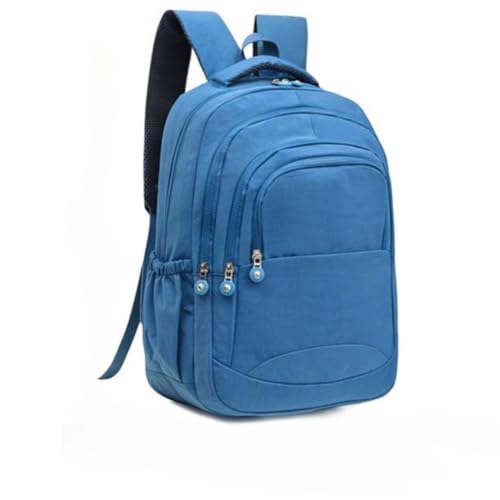 Mochila Impermeável Multifuncional Grande Capacidade Viagem Escola Unissex (azul5113)