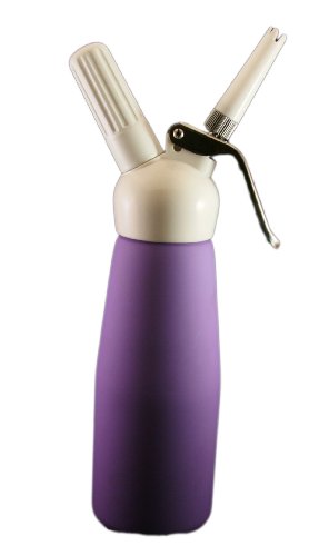 Special Blue Whipped Cream Dispenser / Whipper "Suede Series" Purple