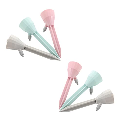 Mikikit Automatic Dripper for Houseplants 6pcs Plastic Watering Dropper for Home and Garden Use