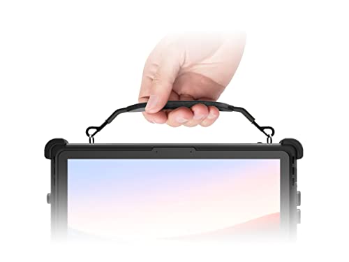 Mobiledemand Ultra Rugged Premium Case For Microsoft Surface Pro 8 – Heavy Duty Tablet Case – Briefcase Handle, Hand Strap, Easel, Stylus Holder – Shock Absorbing Rubber Bumpers, Fully Protective Case #TOP4