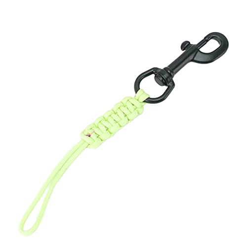 Luminous Diving Lanyard, Diving Anti Lost Strap Underwater Safety Rope Absorbeert lichtbronnen met snelsluiting voor onderwater