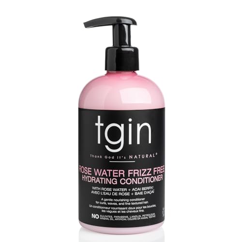 tgin Rose Water Frizz-Free Hydrating Hair...