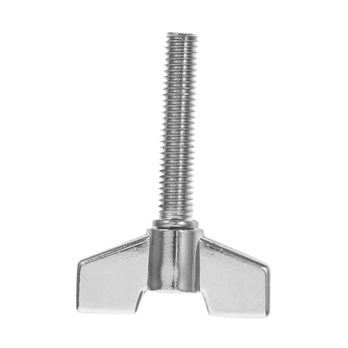Cabilock Wing Nut Screw for Drum Cymbal Stand Clamp Steel Nut Drum Kit Screw Cymbal Stand Parts
