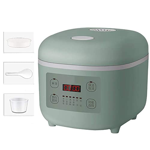 Mini Rice Cooker with Intelligent Timer and Non-Stick Pot for Small Households