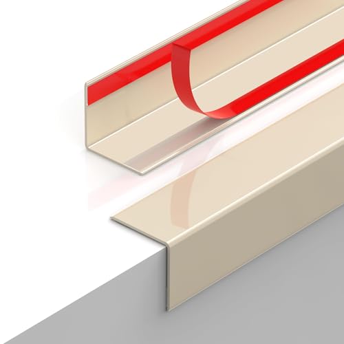 Image of 2PCS Wall Corner Protectors Guards - Self Adhesive Corner Protector & Corner Guards for Walls Edge Protection, Easy to Apply - No Tools Needed(Beige, 35.4 inchx1.18 inch)