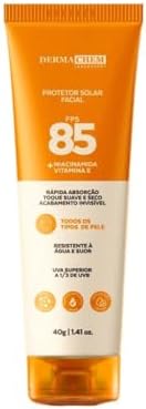 Protetor Solar Facial Dermachem FPS 85-40g - Alta Proteção para P...