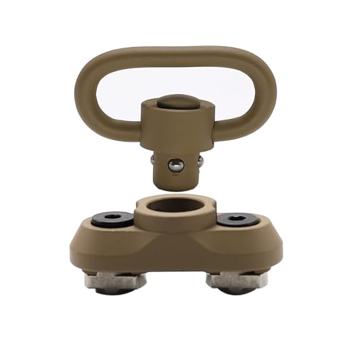 QD Sling Mount Sling Swivel 1.25 Inch Adapter Attachment for M-System Rail (TAN PRO)…