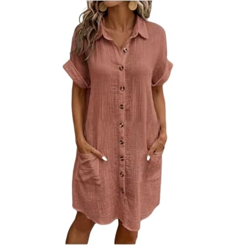 Robe tunique d'été en lin | Idéale pour vos promenades et journées de détente
