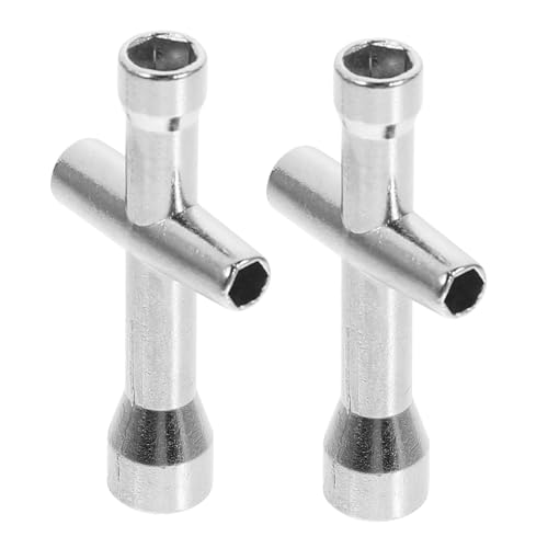 GALPADA Llave De Vaso Cruzada Rc De Aluminio 4/5/5,5/7 Mm, Herramienta Manual Para Reparación De Modelos Rc, Kit 2 Piezas, Uso Profesional y Hobby