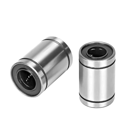 Roulement linéaire LM6UU 6x12x19mm à billes avec bouclier bimétallique pour axe d'imprimante 3D