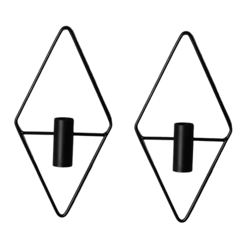 Booso Geometrischer Wand-Blumentopf, Rhombisch, Hängevase, langlebige Wandhalterung für Pflanzen, Hängekörbe, Blumenständer aus A