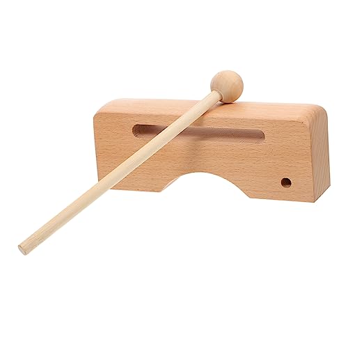 KONTONTY Musical Rhythm Block for Tone Percussion Instrument Wood Color to Promote Musical Development and Joyful Playtime