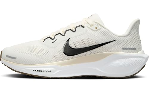 Nike Women's Pegasus 41 Sneaker, Sail/Black/Phantom/White, 9