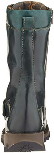 Fly London Women's Combat Boots, Green Petrol 004, 41 | Image 2