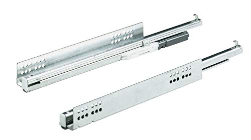 Hettich 9220217 Sistema A Estrazione Totale Quadro V6 400 Silent System Lunghezza Nominale 400 Mm Portata 30 Kg Preciso Silenzioso Stabile