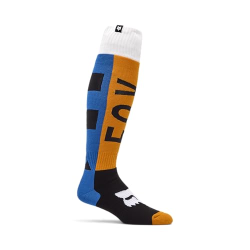 Fox Racing Men's 180 Motocross Dirt Bike Sock, Blue, Large